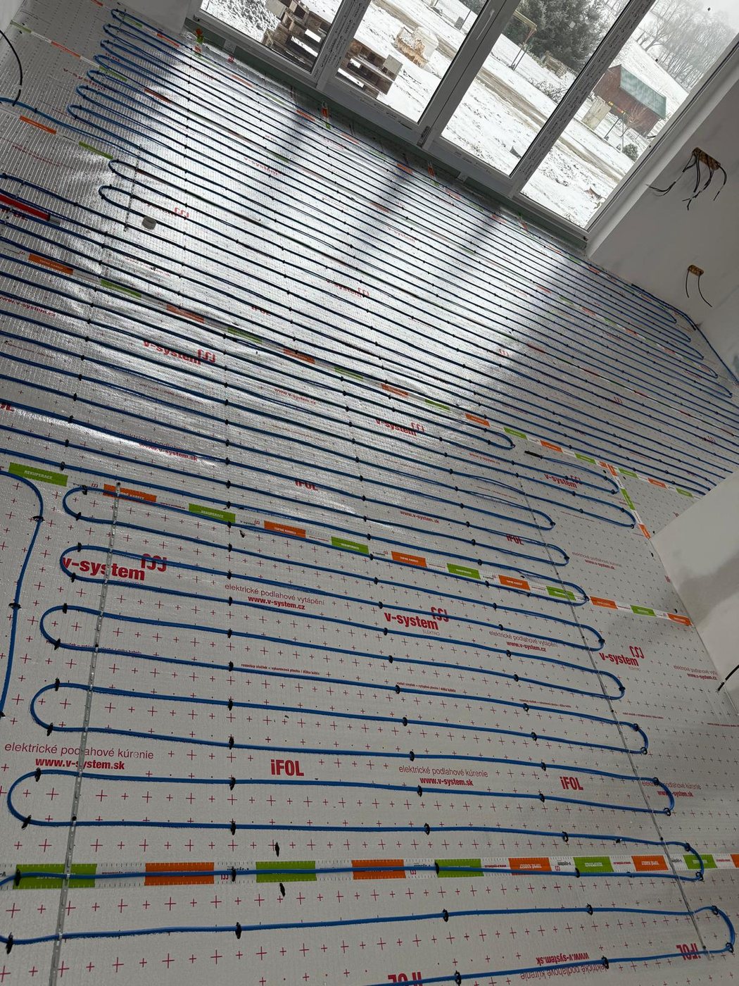 Detail elektroinstalace